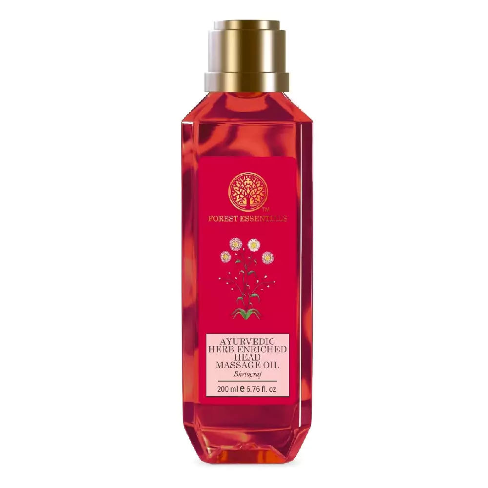 Ayurvedic Herb Enriched Head Massage Oil Bhringraj, 200 ml-1.webp